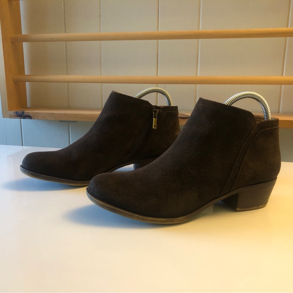 *LUCKY BRAND Black Unisex Pointy Toe  Zip Low Heel Women’s size 7.5US Booties